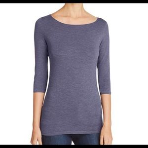 Majestic Filatures Boatneck Tee, size 2